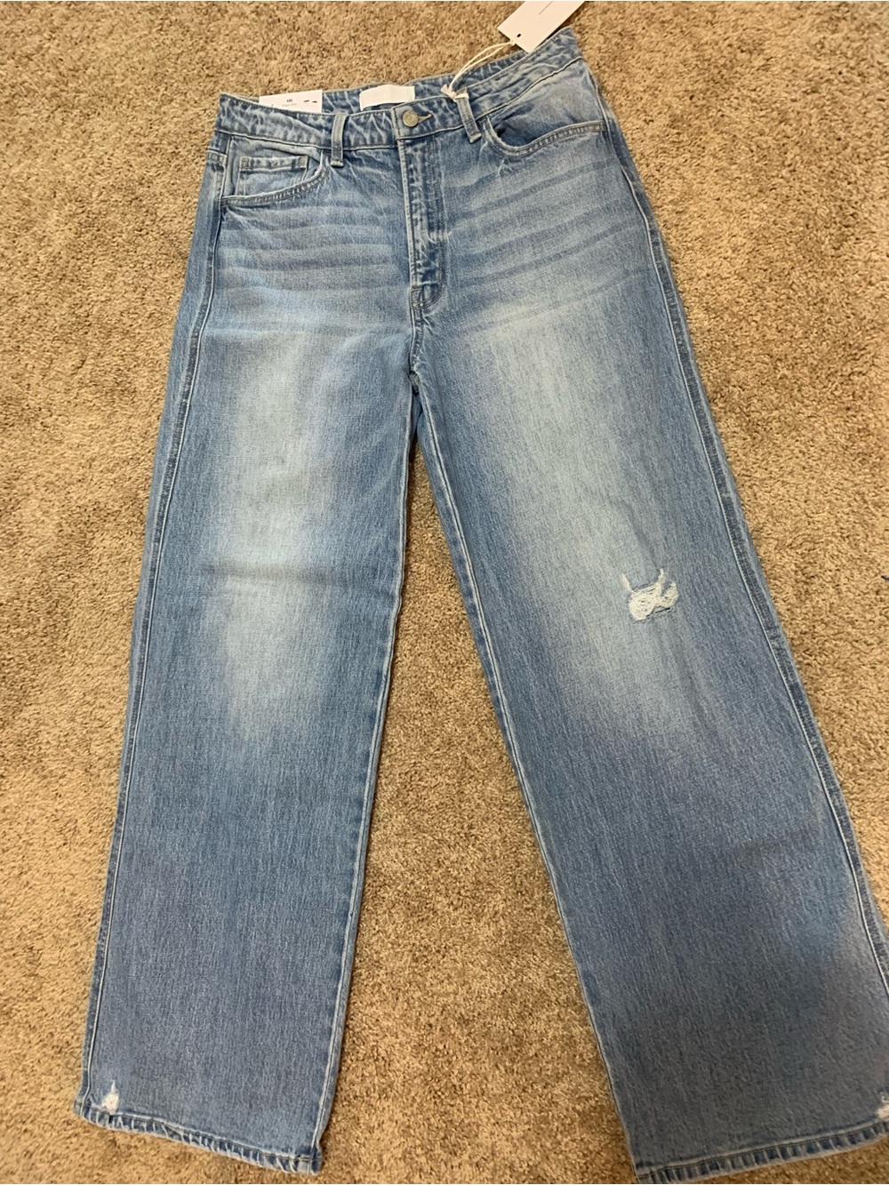 Vervet Light Blue Wide-Leg Women's Jeans - Classic Casual - Picture 8 of 12